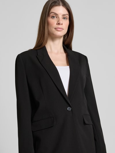 B.Young Blazer met reverskraag en klepzakken, model 'Danta' Zwart - 3