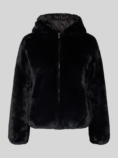 SAVE THE DUCK Bluza rozpinana z kapturem model ‘LAILA’ Czarny 2