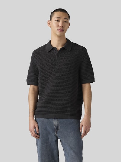 Levi's® Regular Fit Poloshirt aus reiner Baumwolle Black 4