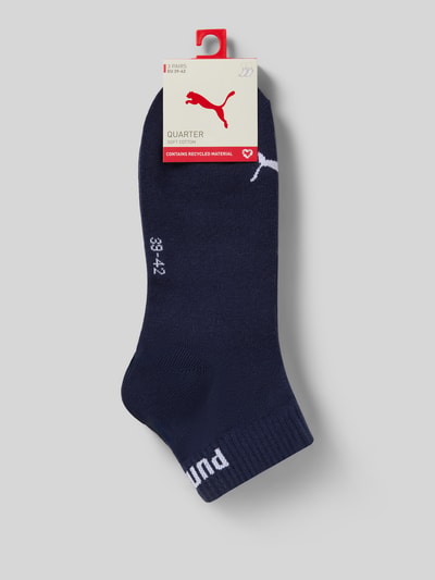PUMA Damen Sneakersocken im 3er-Pack Marine 3