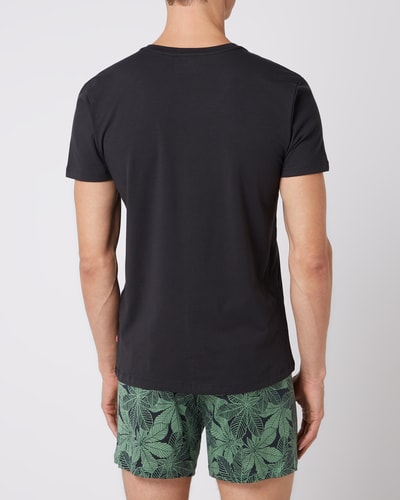 Levi's® T-shirt met labeldetail in een set van 2 stuks Zwart - 4