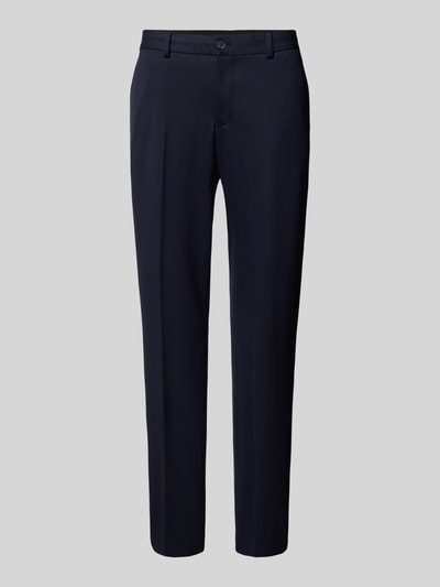SELECTED HOMME Slim fit pantalon met persplooien, model 'DELON' Donkerblauw - 1