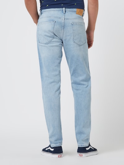 SELECTED HOMME Slim tapered fit jeans met stretch Lichtblauw - 5