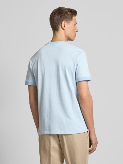 PAUL SMITH T-Shirt mit gerippten Abschlüssen Marine 5