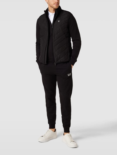 EA7 Emporio Armani Bodywarmer met labelpatch Zwart - 1