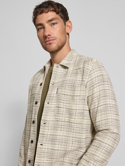 PME Legend Overhemdjack met knoopsluiting Offwhite - 3