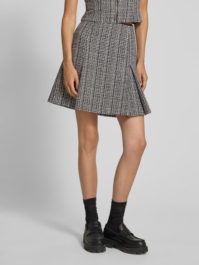 HUGO Minirok met ritssluiting aan de achterkant, model 'Ratira' Marineblauw - 4