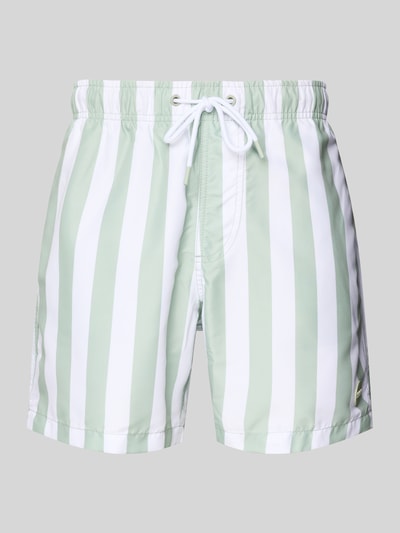 Shiwi Regular Fit Badehose mit Label-Patch Schilf 1