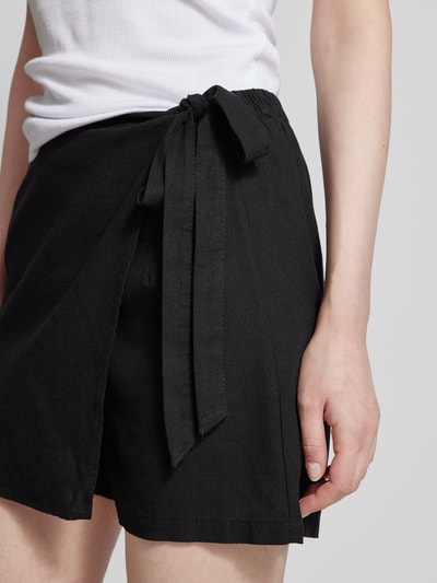 Vero Moda High Waist Minirock mit Bindegürtel Modell 'MYMILO' Black 3