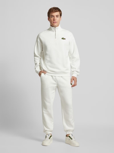 Lacoste Sweatshirt met labeldetail Wit - 1