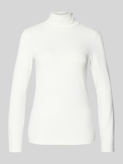 Christian Berg Woman Regular Fit Longsleeve mit Rollkragen Offwhite 2