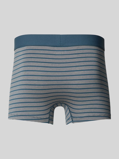 Schiesser Trunks mit Label-Bund im 3er-Pack Blau 3