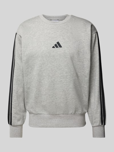 ADIDAS SPORTSWEAR Sweatshirt mit Label-Print Hellgrau 1