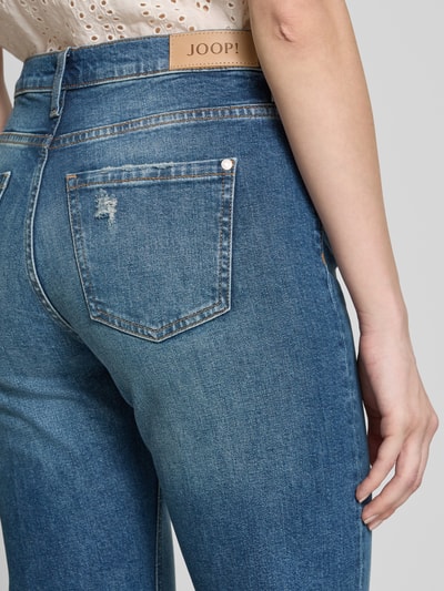 JOOP! Flared jeans in destroyed-look, model 'Christi' Blauw - 3