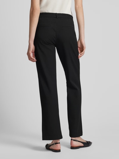 Vero Moda Straight leg stoffen broek met elastische band, model 'MAYA' Zwart - 5