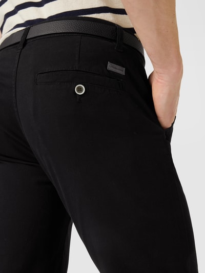 Lindbergh Regular Fit Chino mit Gürtel Black 3