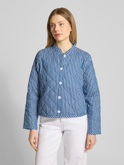 LOLLYS LAUNDRY Steppjacke mit Stehkragen Modell 'Emilia' Blau 4