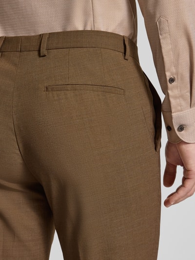 HUGO Extra slim fit pak met scheerwol, model 'ARTI' Lichtbruin - 7