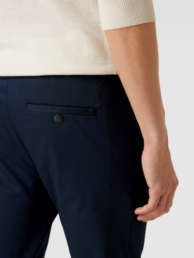 Drykorn Broek met steekzakken opzij, model 'JEGER' Donkerblauw - 3