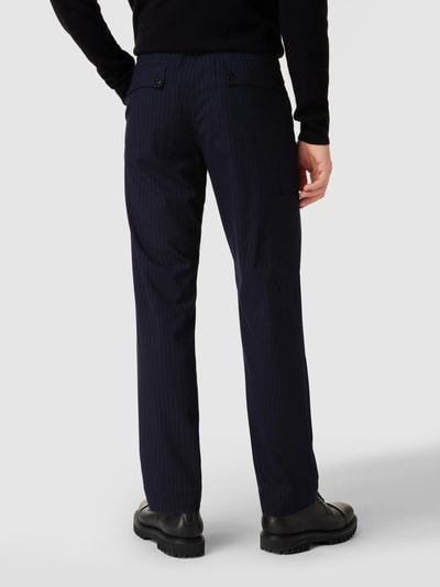 Tommy Hilfiger Tailored Spodnie do garnituru o kroju slim fit z dodatkiem wiskozy Niebieski 5