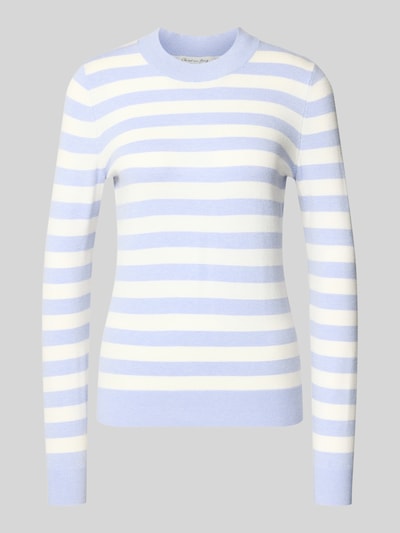 Christian Berg Woman Gebreide pullover met ronde hals Lavendel - 2