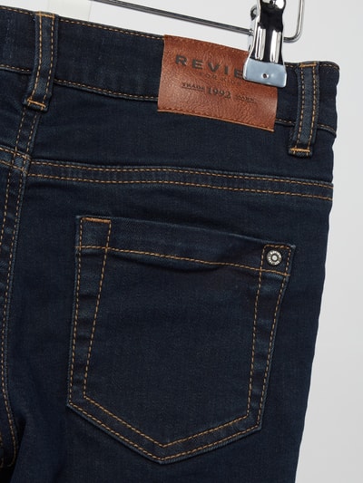 Review for Kids Rinsed-washed slim fit jeans - gevoerd  Jeansblauw - 4