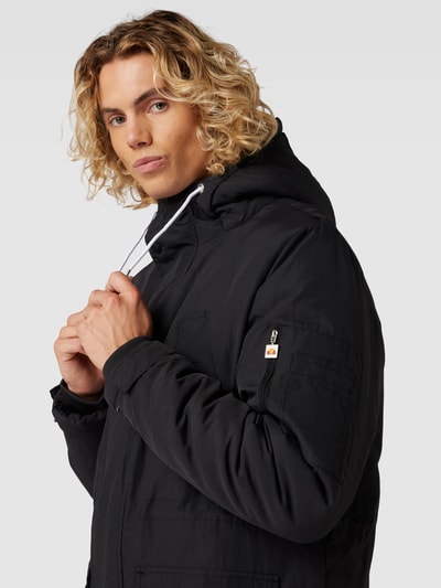 Ellesse Kurtka pikowana z wyhaftowanym logo model ‘BLIZ’ Czarny 3