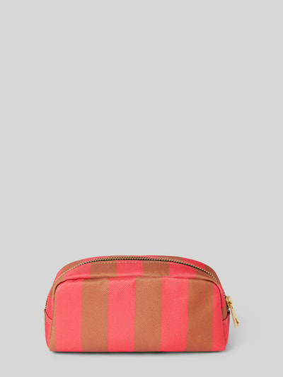 WOUF Kosmetiktasche mit Label-Patch Modell 'Pat' Neon Pink 2