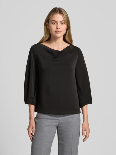 s.Oliver BLACK LABEL  Relaxed fit sweatshirt van modalmix Zwart - 4