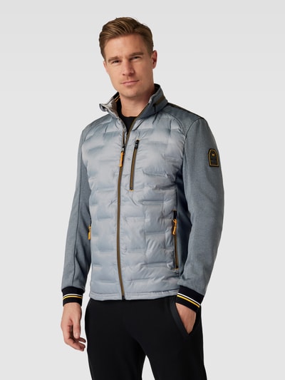 MCNEAL Steppjacke mit Kontraststreifen Mittelgrau 4