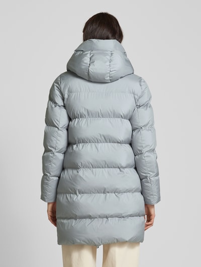 ECOALF Gewatteerde lange jas met capuchon, model 'MANLIE' Lichtgrijs - 5