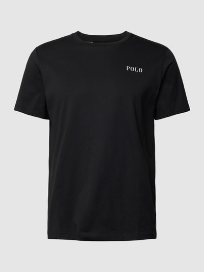 Polo Ralph Lauren Underwear T-Shirt mit Label-Print Modell 'LIQUID COTTON' Black 2