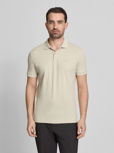 BOSS Green Regular Fit Poloshirt aus reiner Baumwolle Modell 'PIO 1' Sand 4