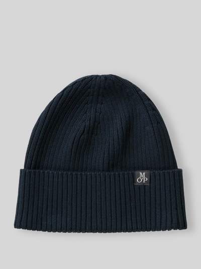 Marc O'Polo Mütze mit Label-Patch Marine 1