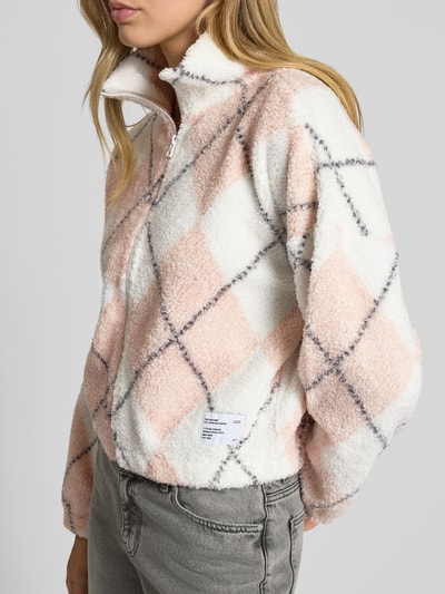 Only Oversized sweatjack van teddybont, model 'ELINE LIFE' Offwhite - 3