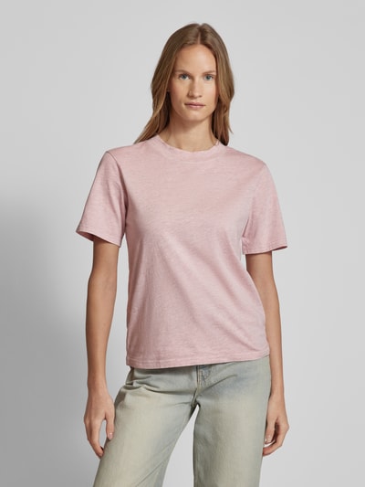 Jake*s Casual T-shirt met ronde hals Lichtroze - 4