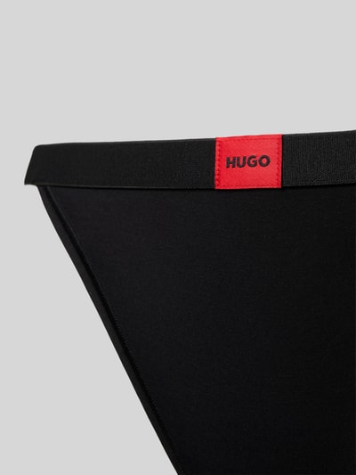 HUGO Onderbroek met labelpatch Zwart - 2