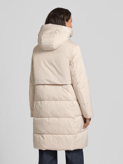 JOOP! Gewatteerde lange jas met tweewegsritssluiting, model 'CARMEN' Offwhite - 5