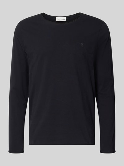 Produktfoto, Regular Fit Langarmshirt aus reiner Bio-Baumwolle Modell 'JAAMES' von Armedangels, Optik: Unifarben, Rollsaum, Jersey