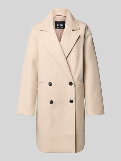 Only Oversized Mantel mit Reverskragen Modell 'BLAKE' Sand Melange 2