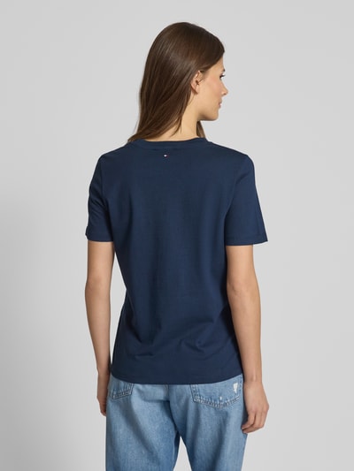 Tommy Hilfiger T-Shirt aus reiner Baumwolle Marine 5