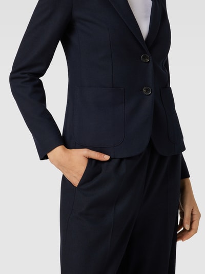 BOSS Black Women Blazer met 2-knoopssluiting, model 'Jonalahra' Marineblauw - 3