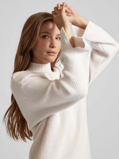 Marc Cain Wollen pullover met opstaande kraag Ecru - 3