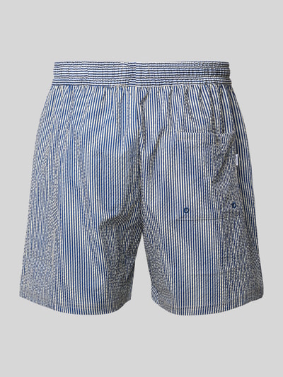 Les Deux Loose Fit Badeshorts mit elastischem Bund Hellblau 3