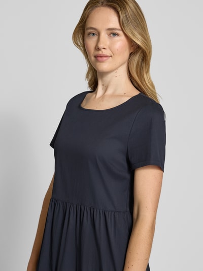 ROBE LÉGÈRE Knielange jurk in laagjeslook Marineblauw - 3