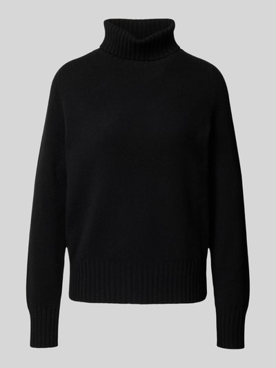 Fynch-Hatton Rollkragenpullover mit gerippten Abschlüssen Black 2