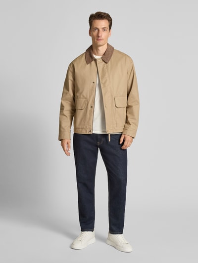 Jack & Jones Premium Jacke mit aufgesetzten Pattentaschen Sand 1