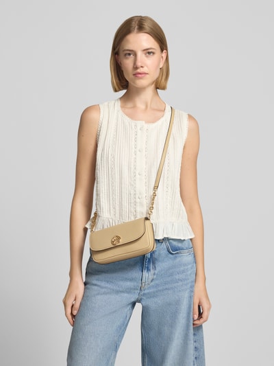 MICHAEL Michael Kors Shoulder Bag aus echtem Leder Modell 'Nolita' Beige 1