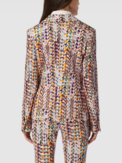 Marc Cain Blazer met all-over motief Paars - 5