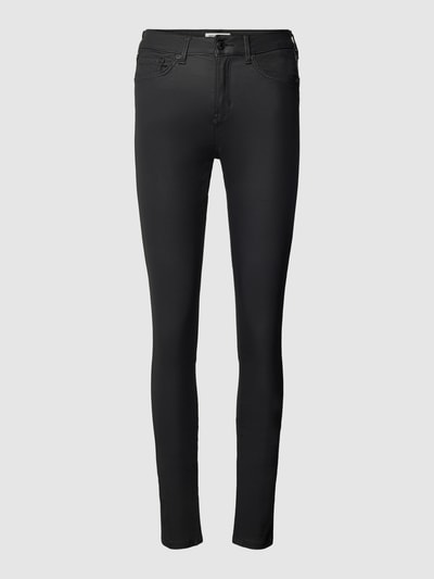 Tom Tailor Denim Extra Skinny Fit Jeans in Leder-Optik Modell 'Nela' Black 2